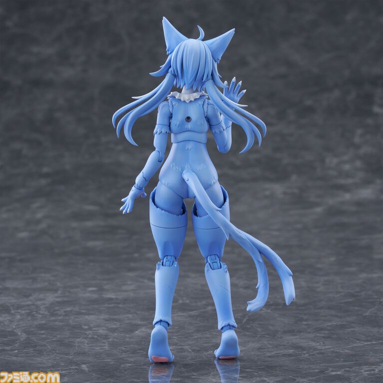 『おまねこ』がプラモデルシリーズ“けもプラ”で立体化。オッドアイや二股しっぽ、魅惑のオスネコ要素を忠実に再現、本日14時より予約スタート