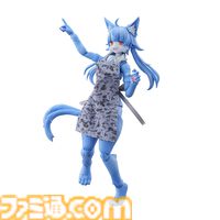 『おまねこ』がプラモデルシリーズ“けもプラ”で立体化。オッドアイや二股しっぽ、魅惑のオスネコ要素を忠実に再現、本日14時より予約スタート