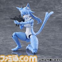 『おまねこ』がプラモデルシリーズ“けもプラ”で立体化。オッドアイや二股しっぽ、魅惑のオスネコ要素を忠実に再現、本日14時より予約スタート
