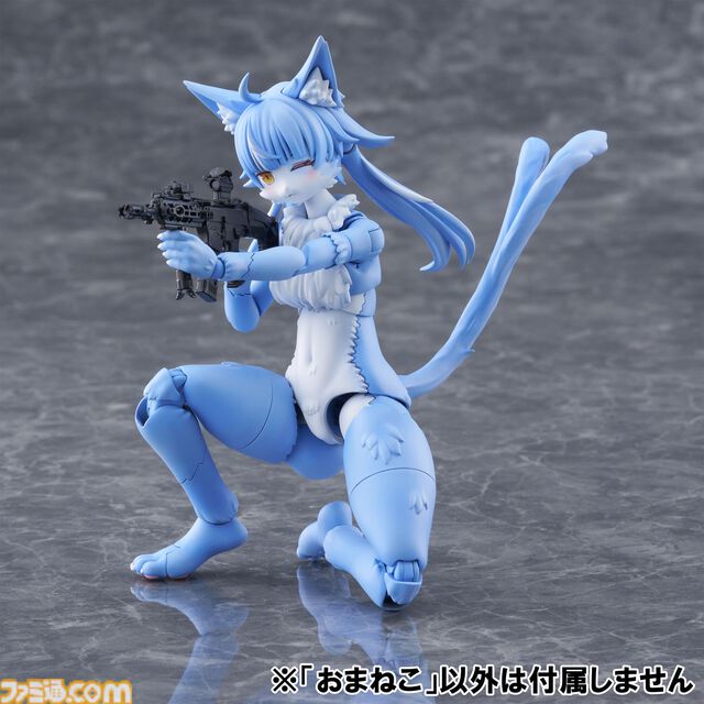 『おまねこ』がプラモデルシリーズ“けもプラ”で立体化。オッドアイや二股しっぽ、魅惑のオスネコ要素を忠実に再現、本日14時より予約スタート