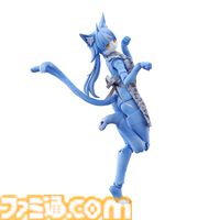 『おまねこ』がプラモデルシリーズ“けもプラ”で立体化。オッドアイや二股しっぽ、魅惑のオスネコ要素を忠実に再現、本日14時より予約スタート