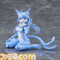 『おまねこ』がプラモデルシリーズ“けもプラ”で立体化。オッドアイや二股しっぽ、魅惑のオスネコ要素を忠実に再現、本日14時より予約スタート