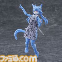 『おまねこ』がプラモデルシリーズ“けもプラ”で立体化。オッドアイや二股しっぽ、魅惑のオスネコ要素を忠実に再現、本日14時より予約スタート