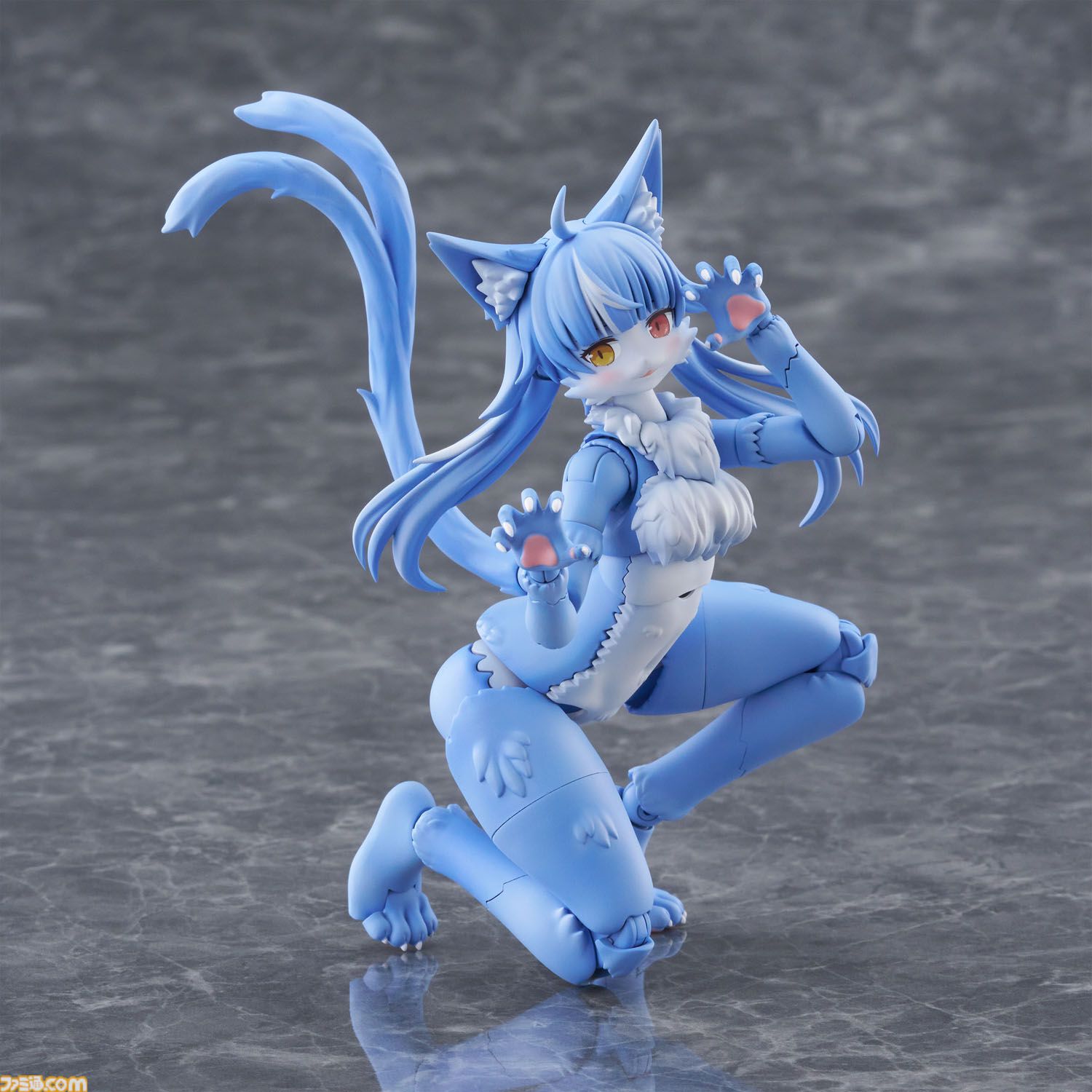 画像ページ (6/30) 『おまねこ』がプラモデルシリーズ“けもプラ”で立体