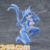 『おまねこ』がプラモデルシリーズ“けもプラ”で立体化。オッドアイや二股しっぽ、魅惑のオスネコ要素を忠実に再現、本日14時より予約スタート