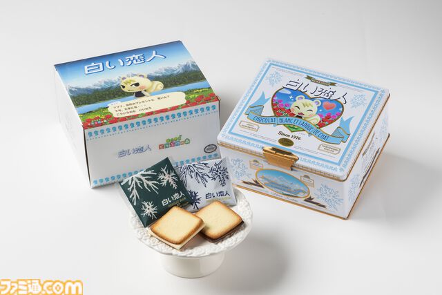 『あつまれ どうぶつの森』白い恋人コラボ缶が8月14日より数量限定で発売。リスの住民“ジュン”が缶本体やスリーブケースに描かれる