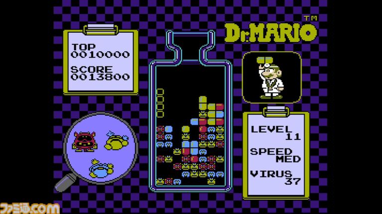 『ドクターマリオ』が発売された日。「ドクターマリオ、たいへんでーす!!」。医者としてウィルスを退治する落ち物パズルゲーム【今日は何の日？】