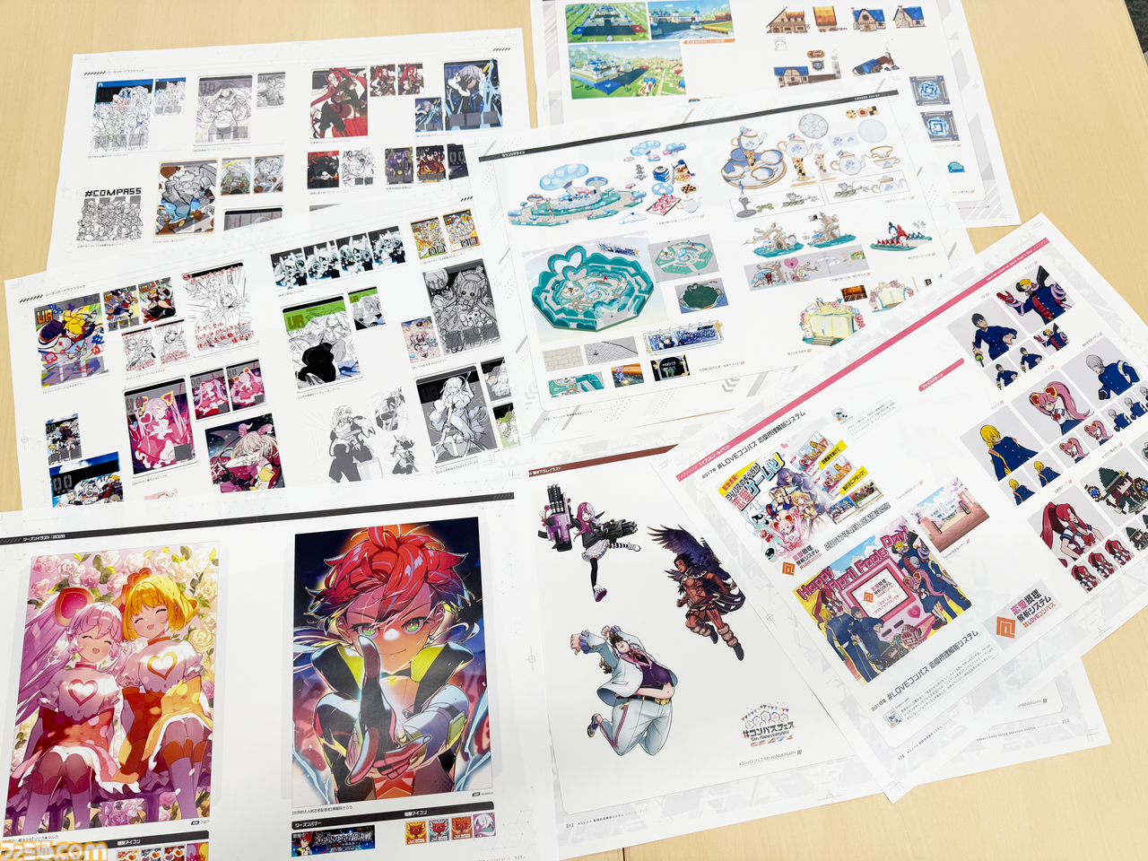 画像ページ (2/4) 『#コンパス』10周年記念オフィシャルアートブックの