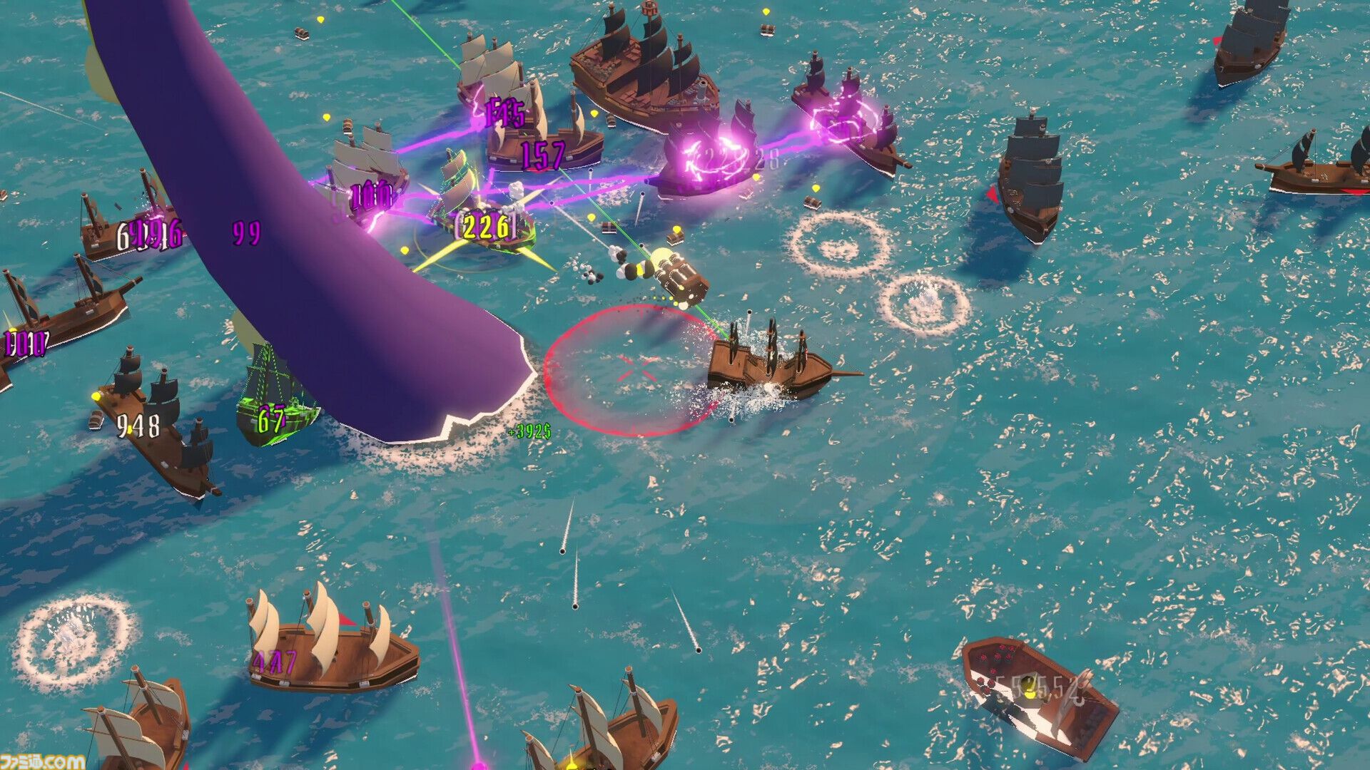 『Ocean Survivors』大海原で戦う『ヴァンサバ』ライクが8月1日にSteamでリリース。永続的ステータス強化がない腕前重視のローグライトサバイバル