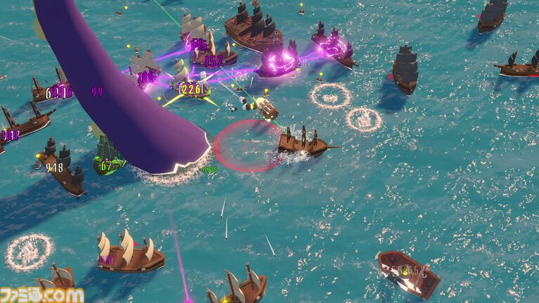 『Ocean Survivors』大海原で戦う『ヴァンサバ』ライクが8月1日にSteamでリリース。永続的ステータス強化がない腕前重視のローグライトサバイバル