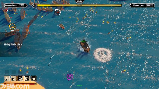 『Ocean Survivors』大海原で戦う『ヴァンサバ』ライクが8月1日にSteamでリリース。永続的ステータス強化がない腕前重視のローグライトサバイバル
