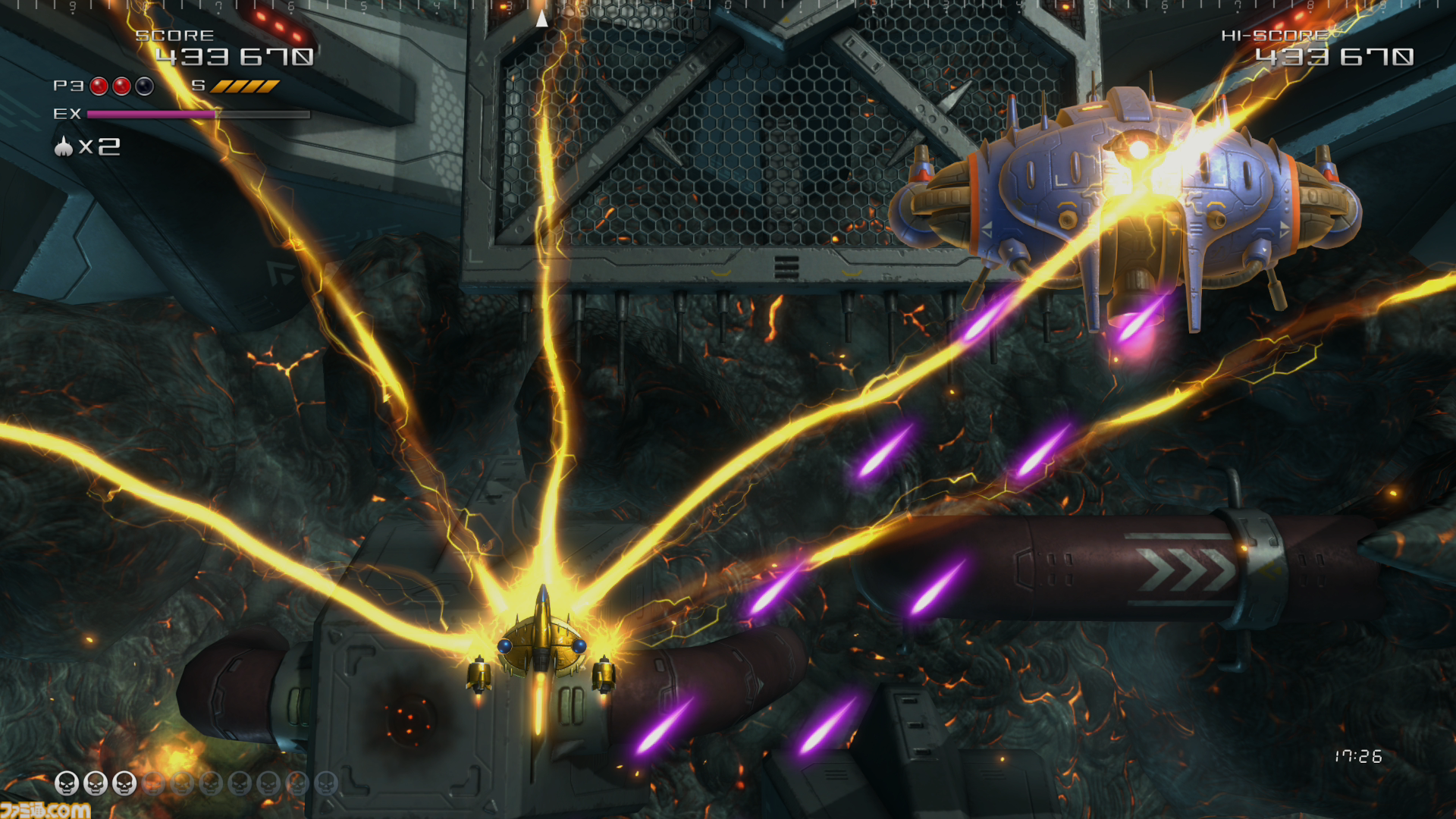 画像ページ (7/13) 『TATSUJIN EXTREME』シューティングの魅力をゲーム