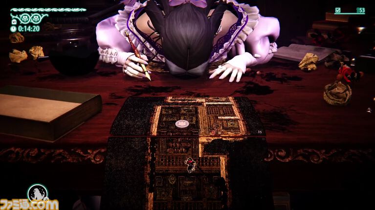 高難度メトロイドヴァニア『クロノスクリプト: エンドレスエンド』は海外絵本風の美麗グラフィックが見るものの目を奪う。2D世界×3D世界の相互干渉ギミックにも心躍る