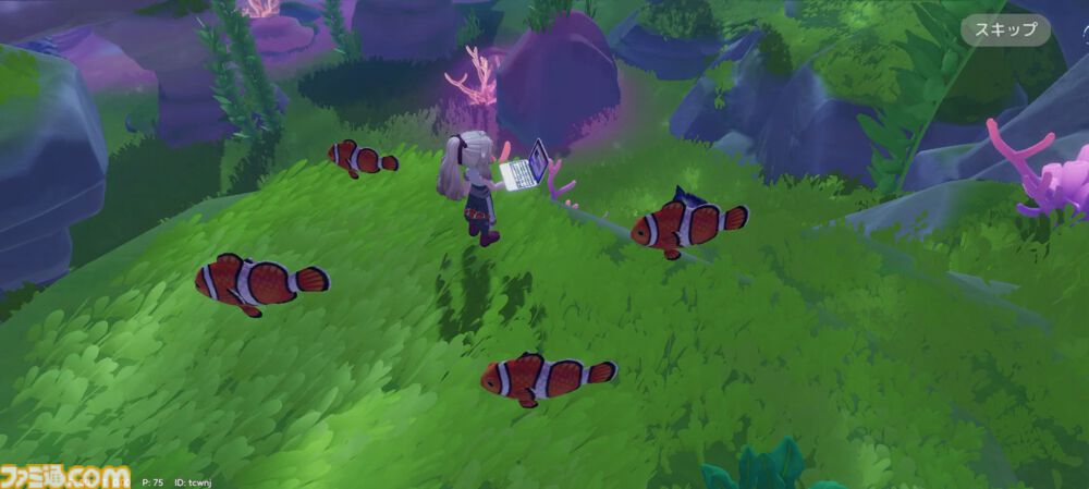 『ハートピアスローライフ』海の中でもやっぱりお掃除は楽しい。サンゴが広がる幻想的な新エリア「ホエールフォール峡谷」で海洋クリーニングに没頭