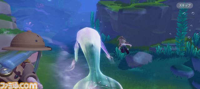 『ハートピアスローライフ』海の中でもやっぱりお掃除は楽しい。サンゴが広がる幻想的な新エリア「ホエールフォール峡谷」で海洋クリーニングに没頭