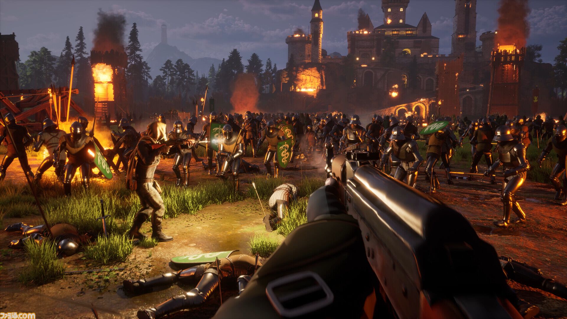 現代兵器で中世騎士を蹴散らすFPS『SKOS: 13.86』Steamストアページ公開。トラックを爆走させて騎士の群れを跳ね飛ばす異色の一騎当千