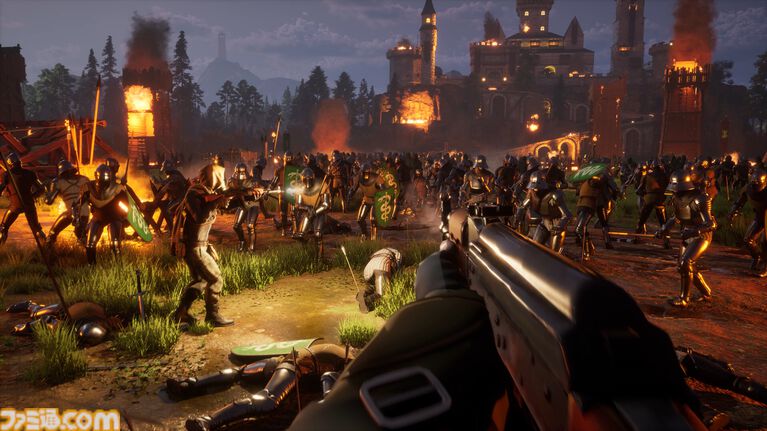 現代兵器で中世騎士を蹴散らすFPS『SKOS: 13.86』Steamストアページ公開。トラックを爆走させて騎士の群れを跳ね飛ばす異色の一騎当千