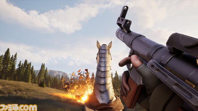 現代兵器で中世騎士を蹴散らすFPS『SKOS: 13.86』Steamストアページ公開。トラックを爆走させて騎士の群れを跳ね飛ばす異色の一騎当千