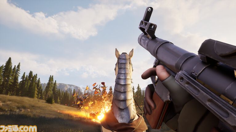 現代兵器で中世騎士を蹴散らすFPS『SKOS: 13.86』Steamストアページ公開。トラックを爆走させて騎士の群れを跳ね飛ばす異色の一騎当千
