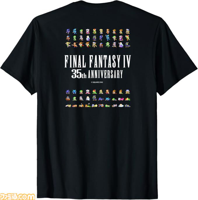 FF10』25周年＆『FF4』35周年記念TシャツがAmazonで発売。ティーダや