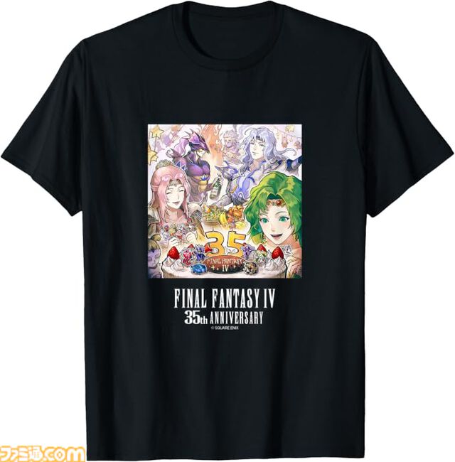 『FF10』25周年＆『FF4』35周年記念TシャツがAmazonで発売。ティーダやユウナ、セシル、リディアらを描いた特別デザイン