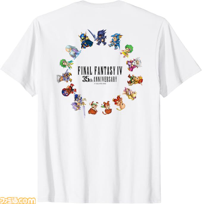 FF10』25周年＆『FF4』35周年記念TシャツがAmazonで発売。ティーダや
