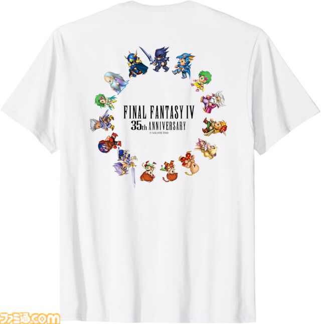 『FF10』25周年＆『FF4』35周年記念TシャツがAmazonで発売。ティーダやユウナ、セシル、リディアらを描いた特別デザイン