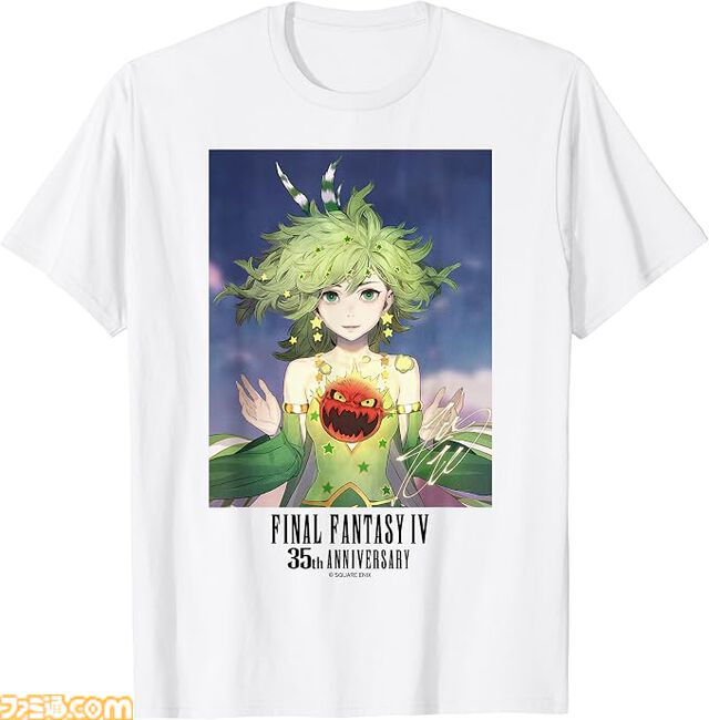 『FF10』25周年＆『FF4』35周年記念TシャツがAmazonで発売。ティーダやユウナ、セシル、リディアらを描いた特別デザイン