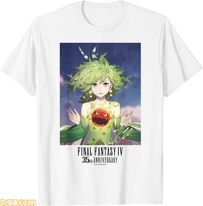 『FF10』25周年&『FF4』35周年記念TシャツがAmazonで発売。ティーダやユウナ、セシル、リディアらを描いた特別デザイン