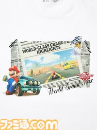 『マリオカート ワールド』のTシャツとスウェットがユニクロで8月10日に発売。ステッカーを散りばめたTシャツがかわいい