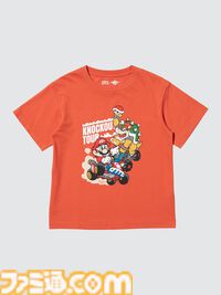 『マリオカート ワールド』のTシャツとスウェットがユニクロで8月10日に発売。ステッカーを散りばめたTシャツがかわいい