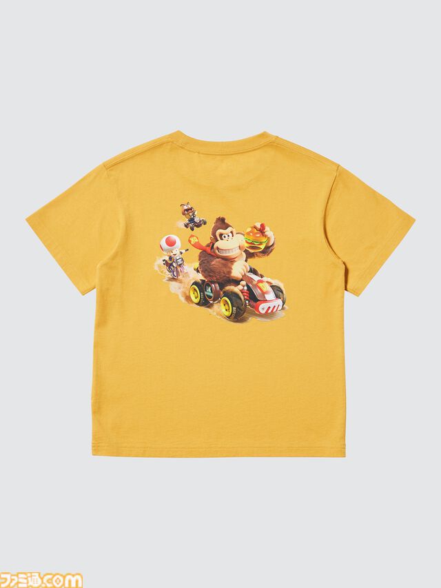 『マリオカート ワールド』のTシャツとスウェットがユニクロで8月10日に発売。ステッカーを散りばめたTシャツがかわいい