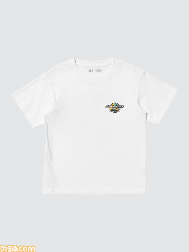 『マリオカート ワールド』のTシャツとスウェットがユニクロで8月10日に発売。ステッカーを散りばめたTシャツがかわいい