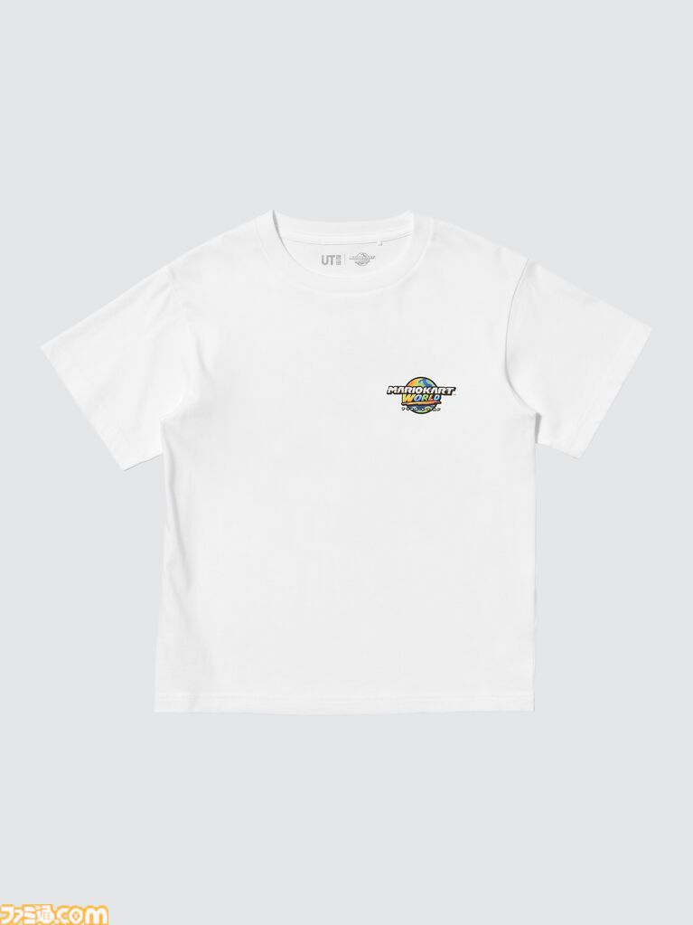 『マリオカート ワールド』のTシャツとスウェットがユニクロで8月10日に発売。ステッカーを散りばめたTシャツがかわいい