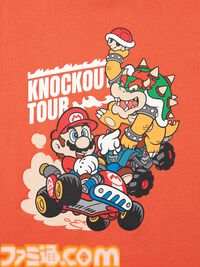 『マリオカート ワールド』のTシャツとスウェットがユニクロで8月10日に発売。ステッカーを散りばめたTシャツがかわいい