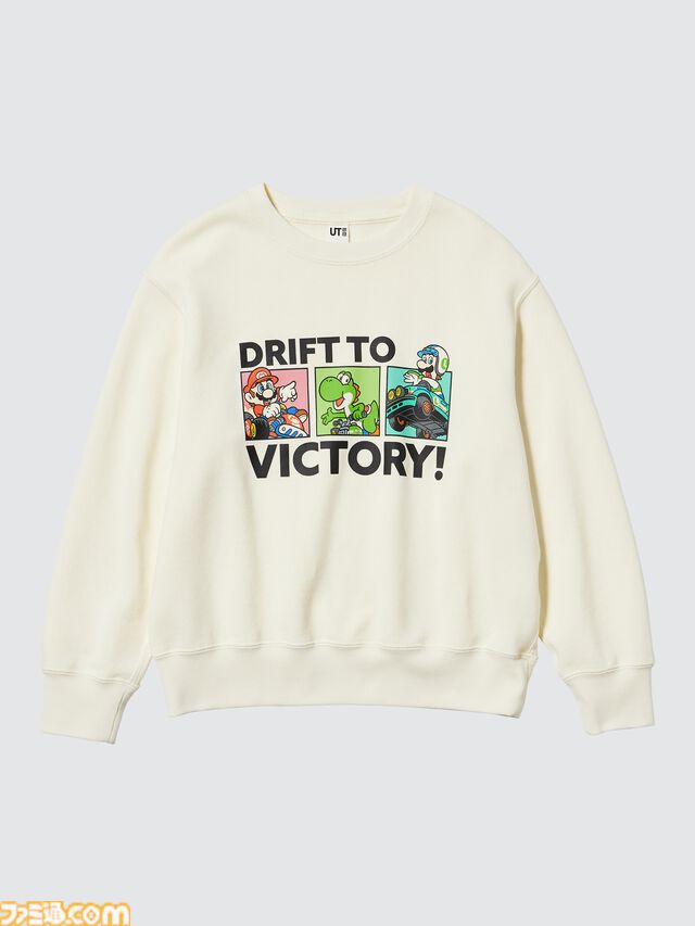 『マリオカート ワールド』のTシャツとスウェットがユニクロで8月10日に発売。ステッカーを散りばめたTシャツがかわいい