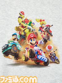 『マリオカート ワールド』のTシャツとスウェットがユニクロで8月10日に発売。ステッカーを散りばめたTシャツがかわいい