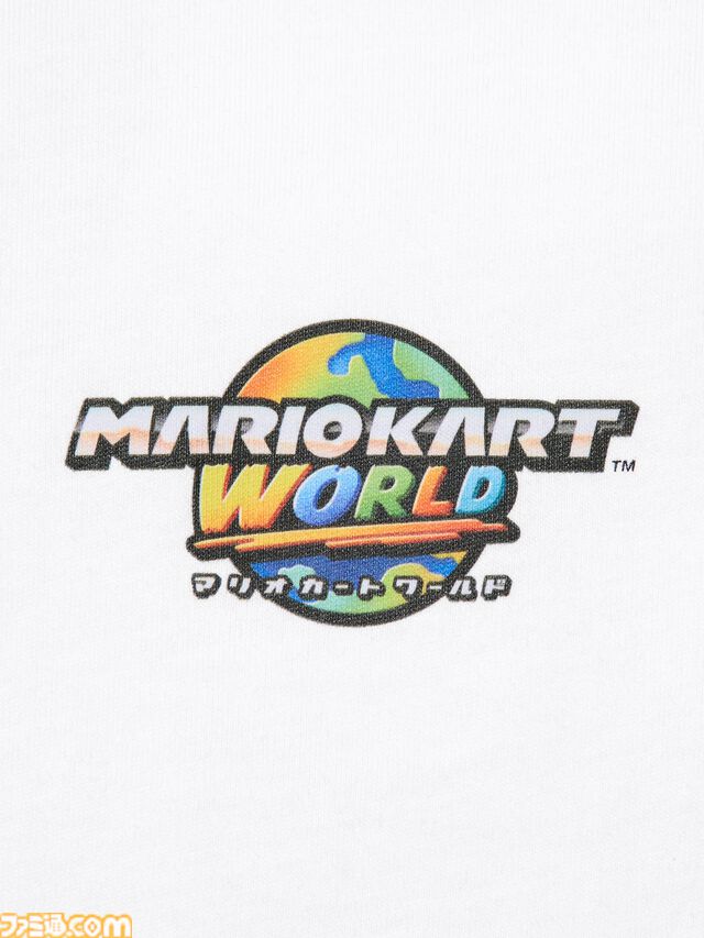 『マリオカート ワールド』のTシャツとスウェットがユニクロで8月10日に発売。ステッカーを散りばめたTシャツがかわいい