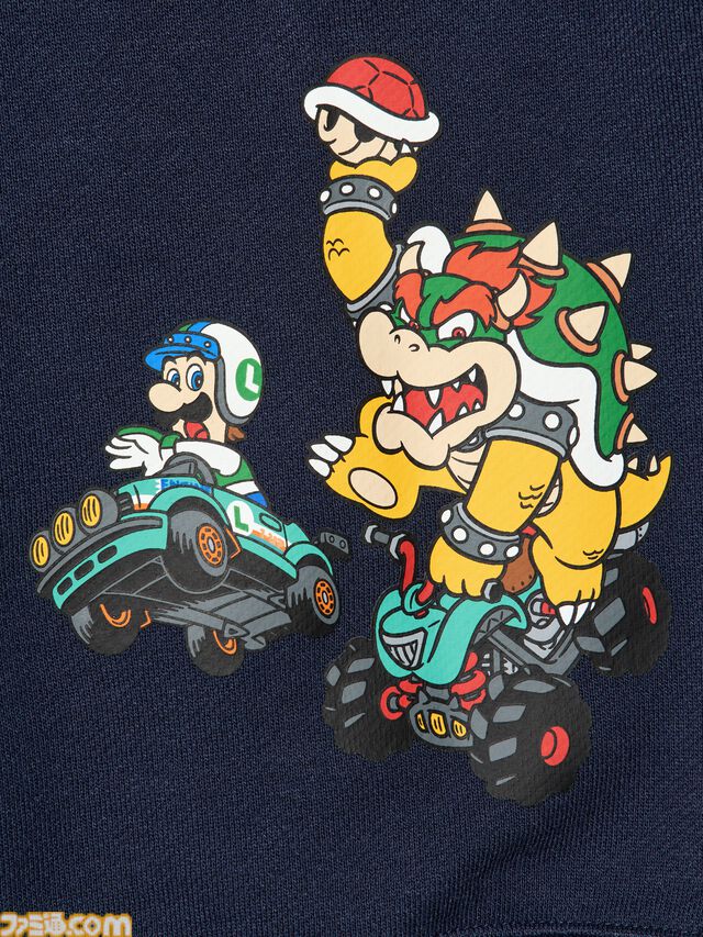 『マリオカート ワールド』のTシャツとスウェットがユニクロで8月10日に発売。ステッカーを散りばめたTシャツがかわいい