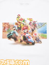 『マリオカート ワールド』のTシャツとスウェットがユニクロで8月10日に発売。ステッカーを散りばめたTシャツがかわいい