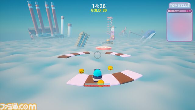 『Chonkstars』バーガー玉で相手を爆散！ 最強のデブを目指して食いまくる対人フードファイトアクション発表。デカくなるほど強くなるが、当たり判定も大きめに