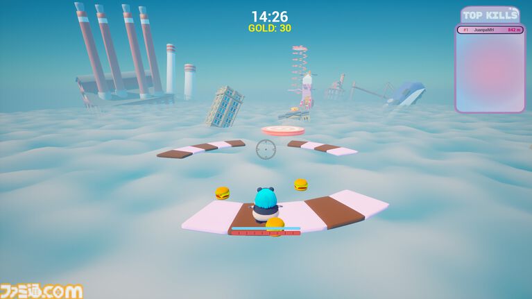 『Chonkstars』バーガー玉で相手を爆散! 最強のデブを目指して食いまくる対人フードファイトアクション発表。デカくなるほど強くなるが、当たり判定も大きめに