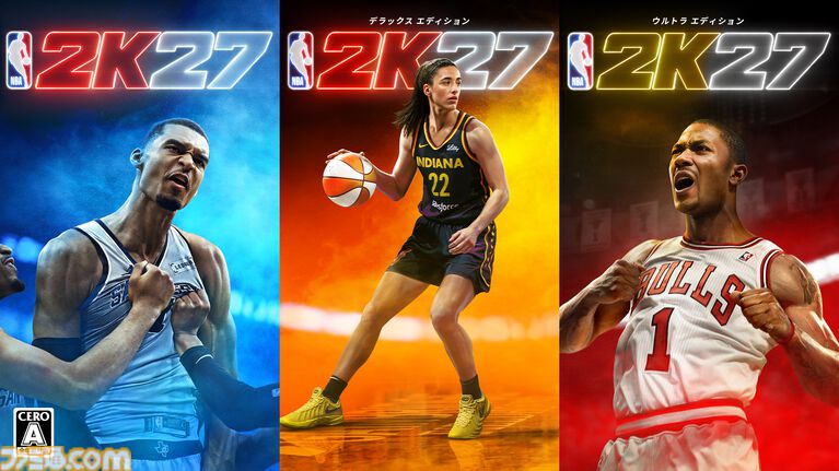 『NBA 2K27』9月4日に発売決定。NBA・WNBAのスター選手でドリームチームを作れるバスケットボールゲーム