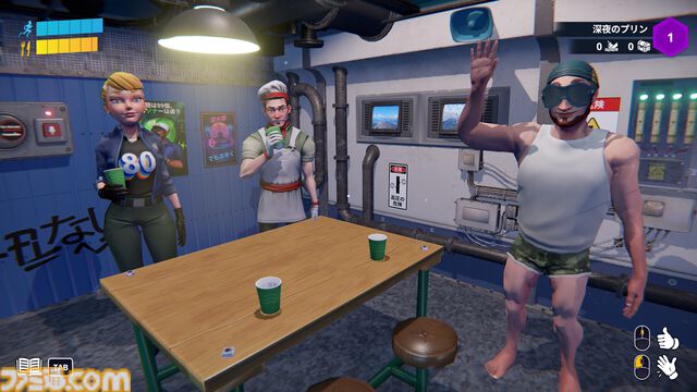 『S.O.N.A.R.』大忙し潜水艦シムのプレイテスト開催中。4人マルチ対応でチームワークは必須。修理、操縦、戦闘とタスクは多いが無理をすると健康に響く