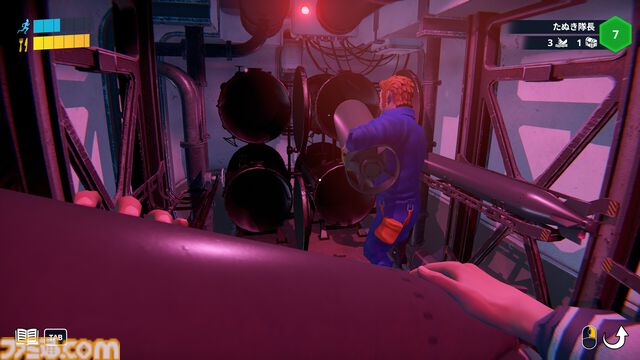 『S.O.N.A.R.』大忙し潜水艦シムのプレイテスト開催中。4人マルチ対応でチームワークは必須。修理、操縦、戦闘とタスクは多いが無理をすると健康に響く