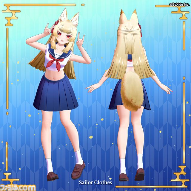 セクシー怪異探し『狐のかえり道』の狐巫女を『VRChat』で使用可能に。3DモデルがBOOTHにて発売
