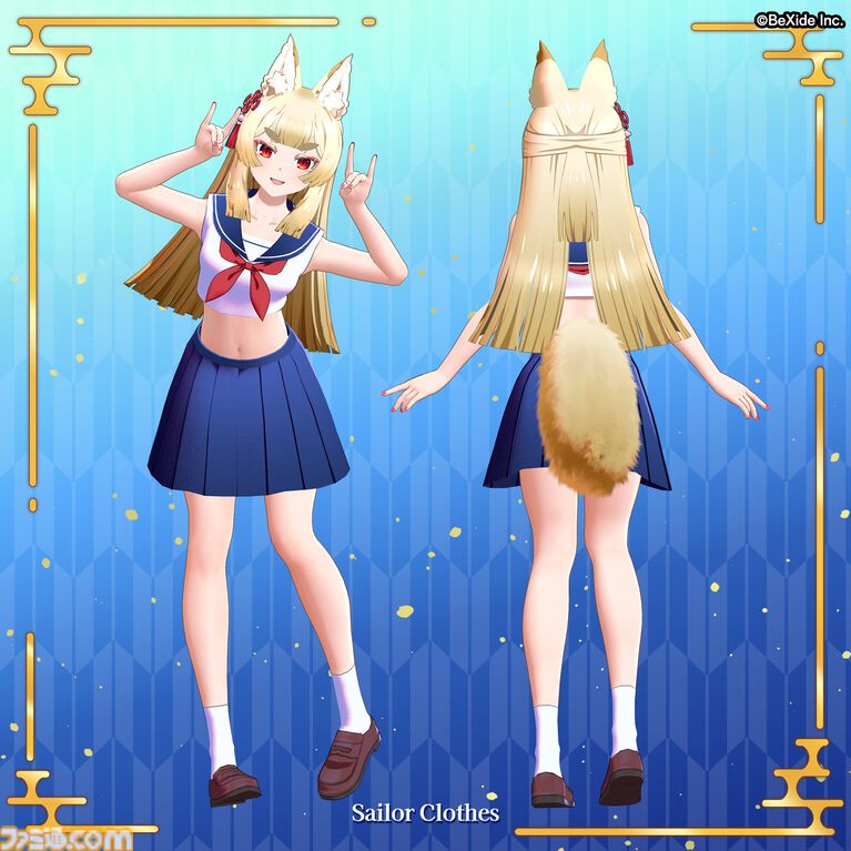 セクシー怪異探し『狐のかえり道』の狐巫女を『VRChat』で使用可能に。3DモデルがBOOTHにて発売