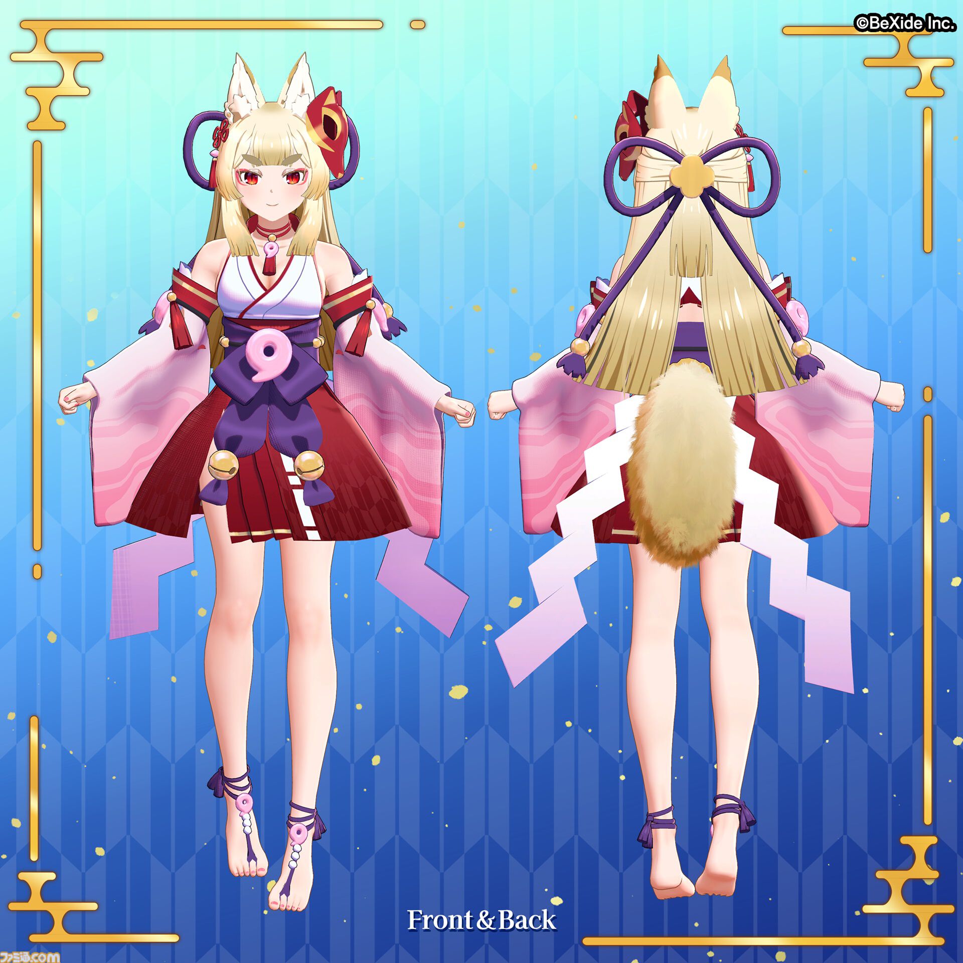 セクシー怪異探し『狐のかえり道』の狐巫女を『VRChat』で使用可能に。3DモデルがBOOTHにて発売