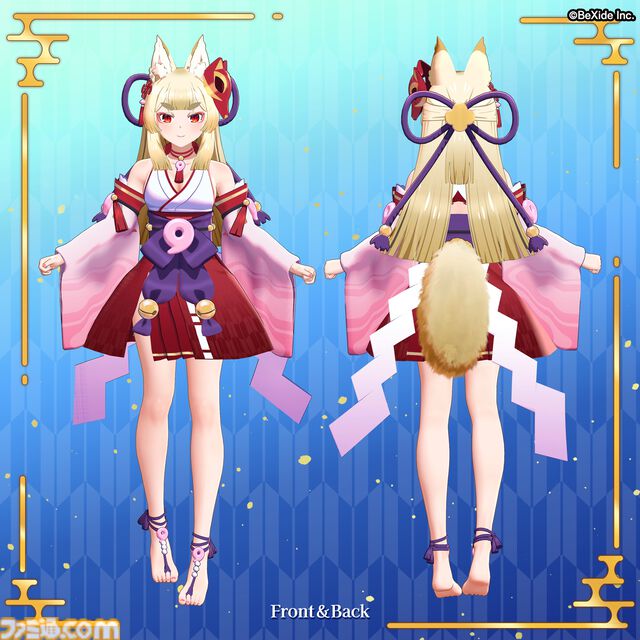 セクシー怪異探し『狐のかえり道』の狐巫女を『VRChat』で使用可能に。3DモデルがBOOTHにて発売
