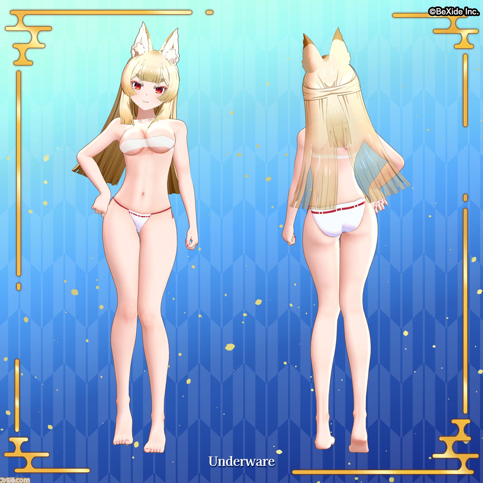 セクシー怪異探し『狐のかえり道』の狐巫女を『VRChat』で使用可能に。3DモデルがBOOTHにて発売